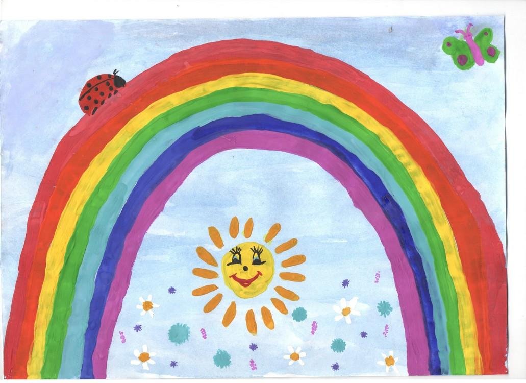 Рисование радуга старшая группа. Радуга рисунок красками. Радуга рисунок для детей. Рисование для детей Радуга. Радуга красок рисование.